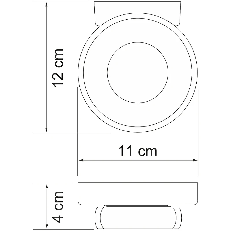 Мыльница WasserKRAFT Berkel K-6829 Хром