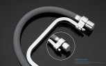 Смеситель для кухни Gappo G4398-4 Хром Серый латунь