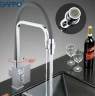 Смеситель для кухни Gappo G4398-4 Хром Серый латунь
