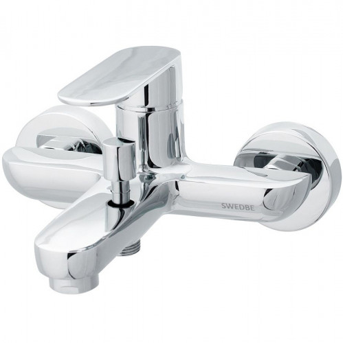 Смеситель для ванны Swedbe Vulcan 1130 Хром латунь на стену
