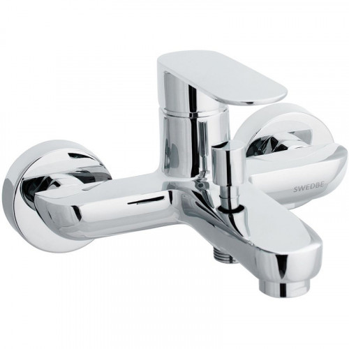 Смеситель для ванны Swedbe Vulcan 1130 Хром латунь на стену