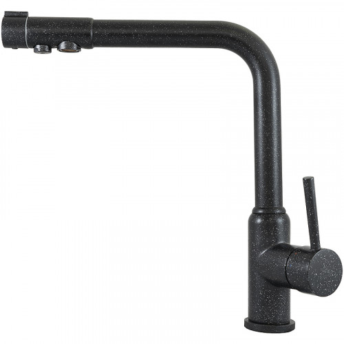 Смеситель для кухни Kaiser Teka 13044-2 Черный мрамор латунь