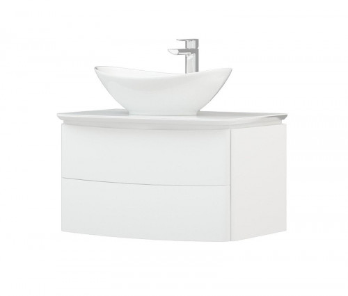 Тумба под раковину Corozo Вико 75 SD-00001641 подвесная цвет Белый