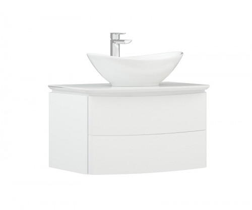 Тумба под раковину Corozo Вико 75 SD-00001641 подвесная цвет Белый