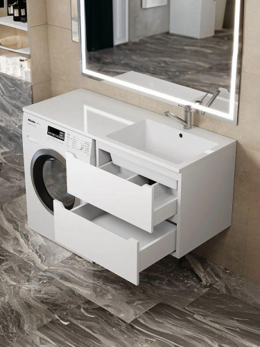 Тумба под раковину Uperwood Tanos 60 291020260 подвесная цвет Белый матовый