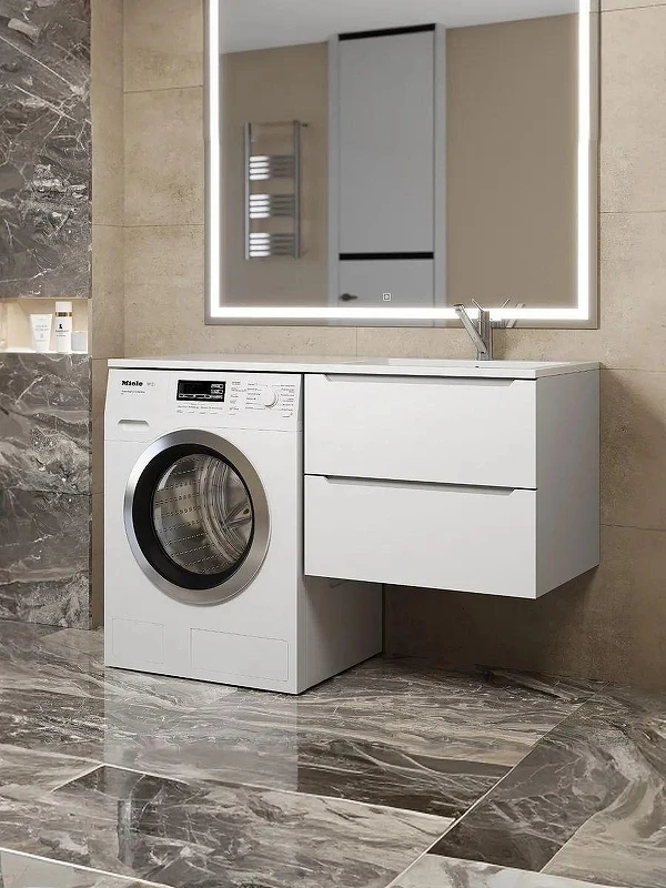 Тумба под раковину Uperwood Tanos 60 291020260 подвесная цвет Белый матовый