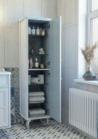 Шкаф пенал Caprigo Borgo 40 R 33450R-B231 Белый матовый МДФ / ЛДСП