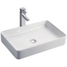 Раковина-чаша Koller Pool Kvadro 60 KR-0600-WB Белая фарфор накладная
