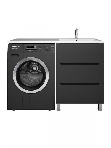 Тумба под раковину Uperwood Tanos 120 TTanosVMF60B3 цвет Черный матовый