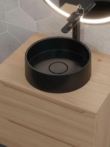 Раковина-чаша Uperwood Tanos Quartz 35 RTanosQuartz35U цвет Уголь
