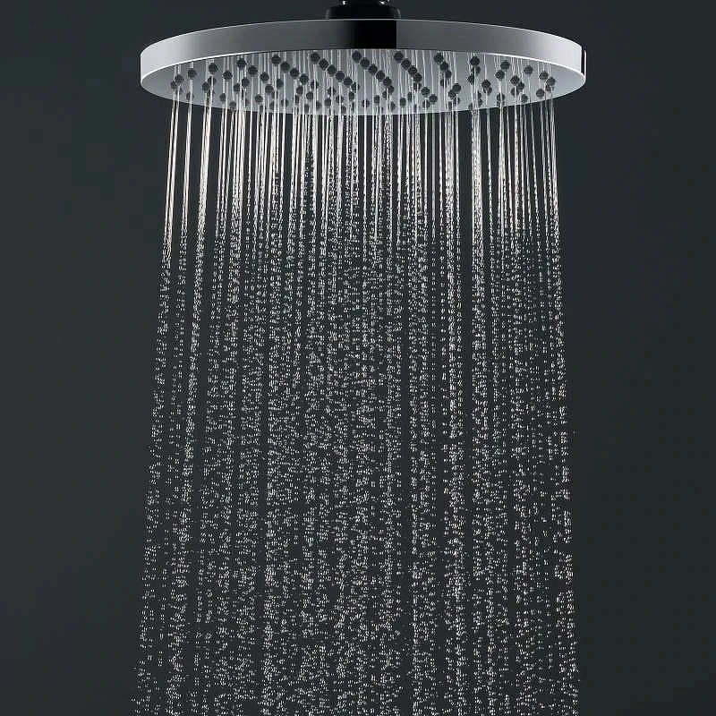 Душевая система Hansgrohe Vernis Blend Showerpipe 26276670 с термостатом Черная матовая латунь на стену