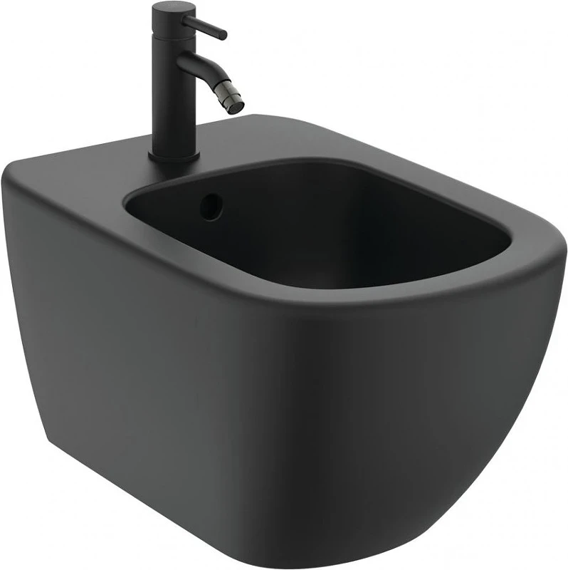 Биде Ideal Standard Tesi T3552V3 подвесное Черный шелк