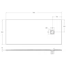Душевой поддон из искусственного камня BelBagno Uno 180x80 TRAY-MR-UNO-AH-180/80-35-W Белый