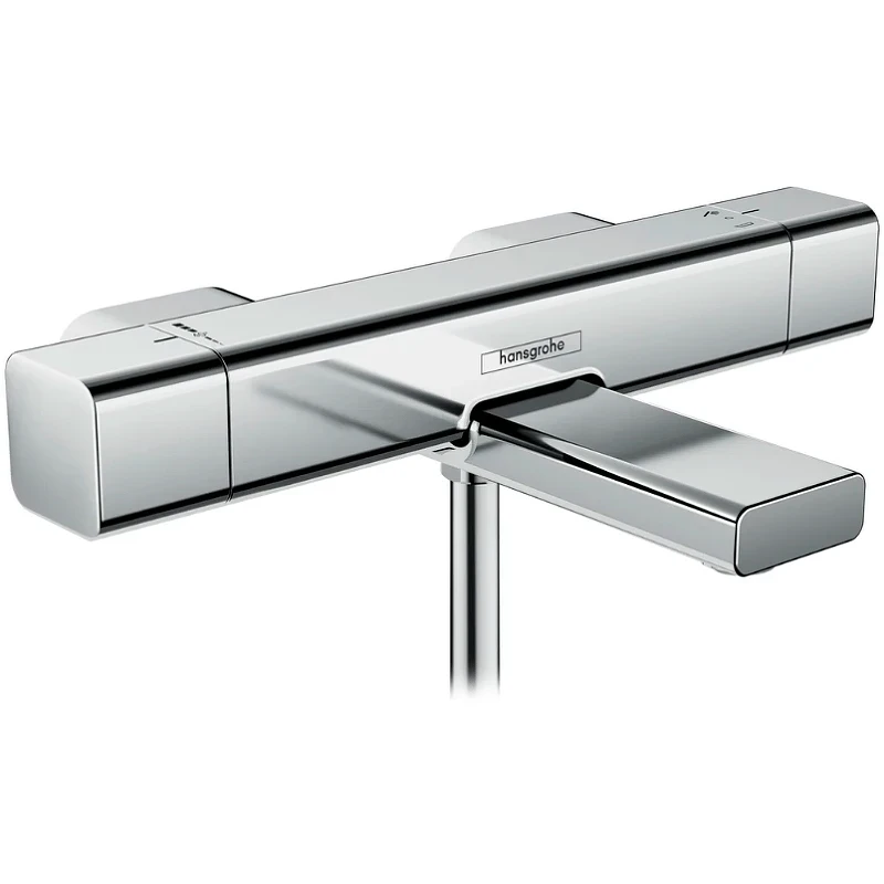 Смеситель для ванны Hansgrohe Ecostat E 15774000 с термостатом Хром латунь на стену