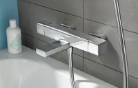 Смеситель для ванны Hansgrohe Ecostat E 15774000 с термостатом Хром латунь на стену