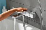 Смеситель для ванны Hansgrohe Ecostat E 15774000 с термостатом Хром латунь на стену