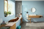Смеситель для ванны Hansgrohe Ecostat E 15774000 с термостатом Хром латунь на стену