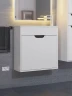 Тумба под раковину Uperwood Modul 60 2930205363 подвесная цвет Белый матовый Графит матовый