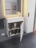 Тумба под раковину Uperwood Modul 60 2930205363 подвесная цвет Белый матовый Графит матовый