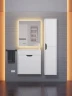 Тумба под раковину Uperwood Modul 60 2930205363 подвесная цвет Белый матовый Графит матовый