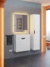 Тумба под раковину Uperwood Modul 60 2930205363 подвесная цвет Белый матовый Графит матовый