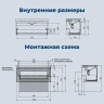 Тумба с раковиной Aquanet Агата 110 365939 подвесная цвет Бежевый