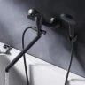 Смеситель для ванны AM.PM X-Joy F85B90122 универсальный Черный матовый латунь на стену