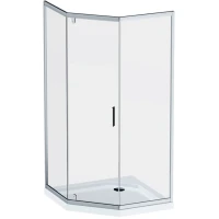 Душевой уголок AM.PM Gem 90x90 W90G-405-090MT профиль Хром матовый стекло прозрачное