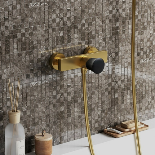 Смеситель для душа Paini Domus 18PJ511PZ Золото матовое