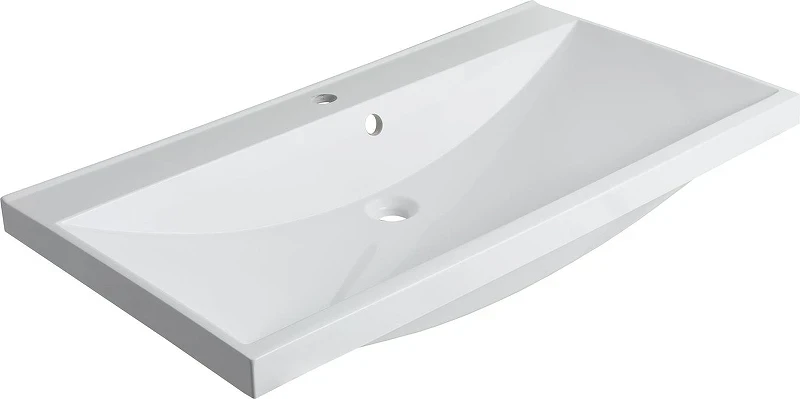 Тумба с раковиной Aquanet Нота New 90 345804 цвет Дуб светлый