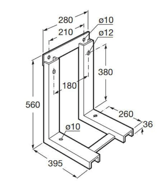 Каркасная рама Roca 822091001 цвет Бронза