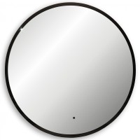 Зеркало Abber Mond 77 AG6204SCB-0.77 с подсветкой Черное с бесконтактным выключателем и диммером стекло