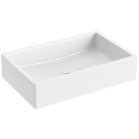 Раковина-чаша Ravak Formy 01 60 D XJL01260000 Белая искусственный камень (литьевой мрамор) накладная