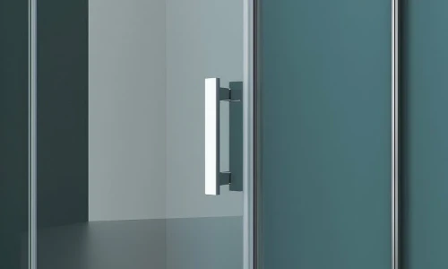 Душевой уголок BelBagno Kraft 100х80 KRAFT-AH-12-100/80-C-Cr-L профиль Хром стекло прозрачное