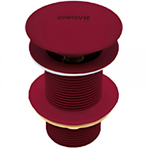 Донный клапан Creavit SF030.BRY click-clack Берри матовый