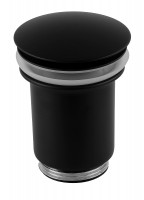 Донный клапан Remer 904CC114NO click-clack цвет Черный матовый