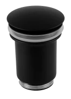 Донный клапан Remer 904CC114NO click-clack цвет Черный матовый