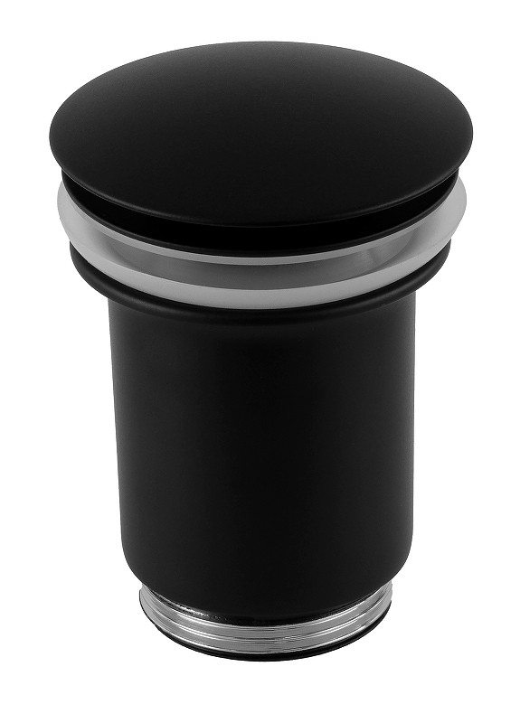 Донный клапан Remer 904CC114NO click-clack цвет Черный матовый