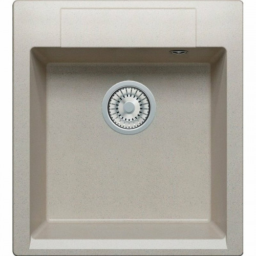 Кухонная мойка Polygran Argo-460 №14 444669 Серая искусственный камень (литьевой мрамор) встраиваемый