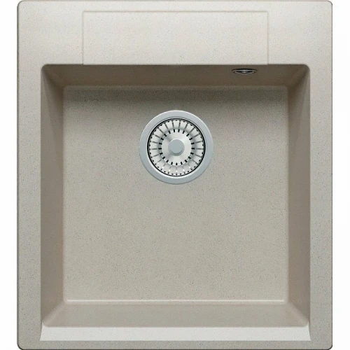 Кухонная мойка Polygran Argo-460 №14 444669 Серая искусственный камень (литьевой мрамор) встраиваемый