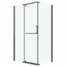 Душевая стенка Grossman Pragma 100 200.K33.03.100.42.00 профиль Графит сатин стекло прозрачное