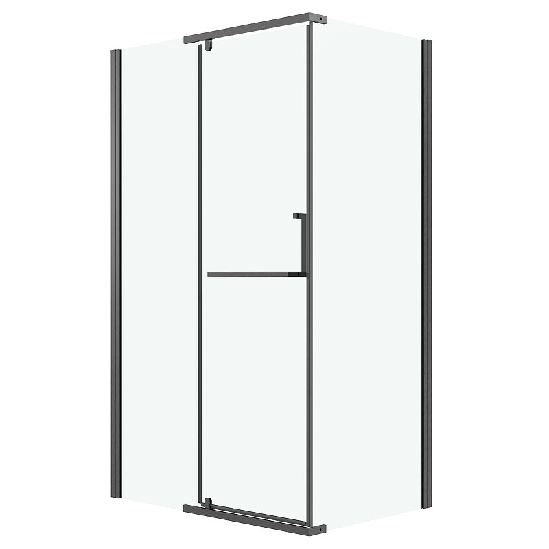 Душевая стенка Grossman Pragma 100 200.K33.03.100.42.00 профиль Графит сатин стекло прозрачное