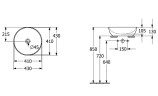 Раковина-чаша Villeroy&Boch Artis 43 41794301 Альпийский белый