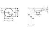Раковина-чаша Villeroy&Boch Artis 43 41794301 Альпийский белый