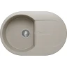 Кухонная мойка Polygran Atol-760 №14 679009 Серая искусственный камень (литьевой мрамор) встраиваемый