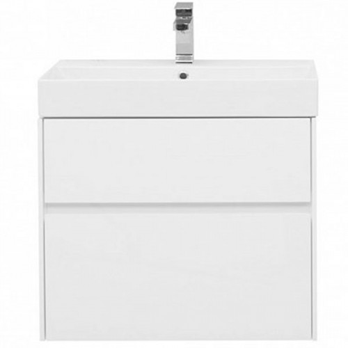 Тумба под раковину Aquanet Бруклин 70 подвесная Белая 203959 МДФ / ЛДСП