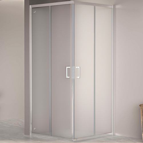 Душевой уголок RGW Passage PA-030 80x80 3508103088-21 профиль Хром стекло матовое-сатинат