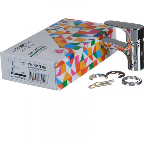 Смеситель для раковины Melodia della vita Rock MDV35221 Хром