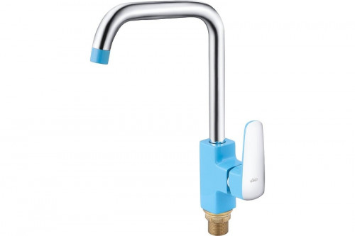 Смеситель для кухни Ekko E40304 цвет Хром Синий
