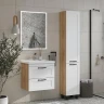 Зеркало Equil Lago 60 zLAGO60-14 с подсветкой цвет Белый с сенсорным выключателем